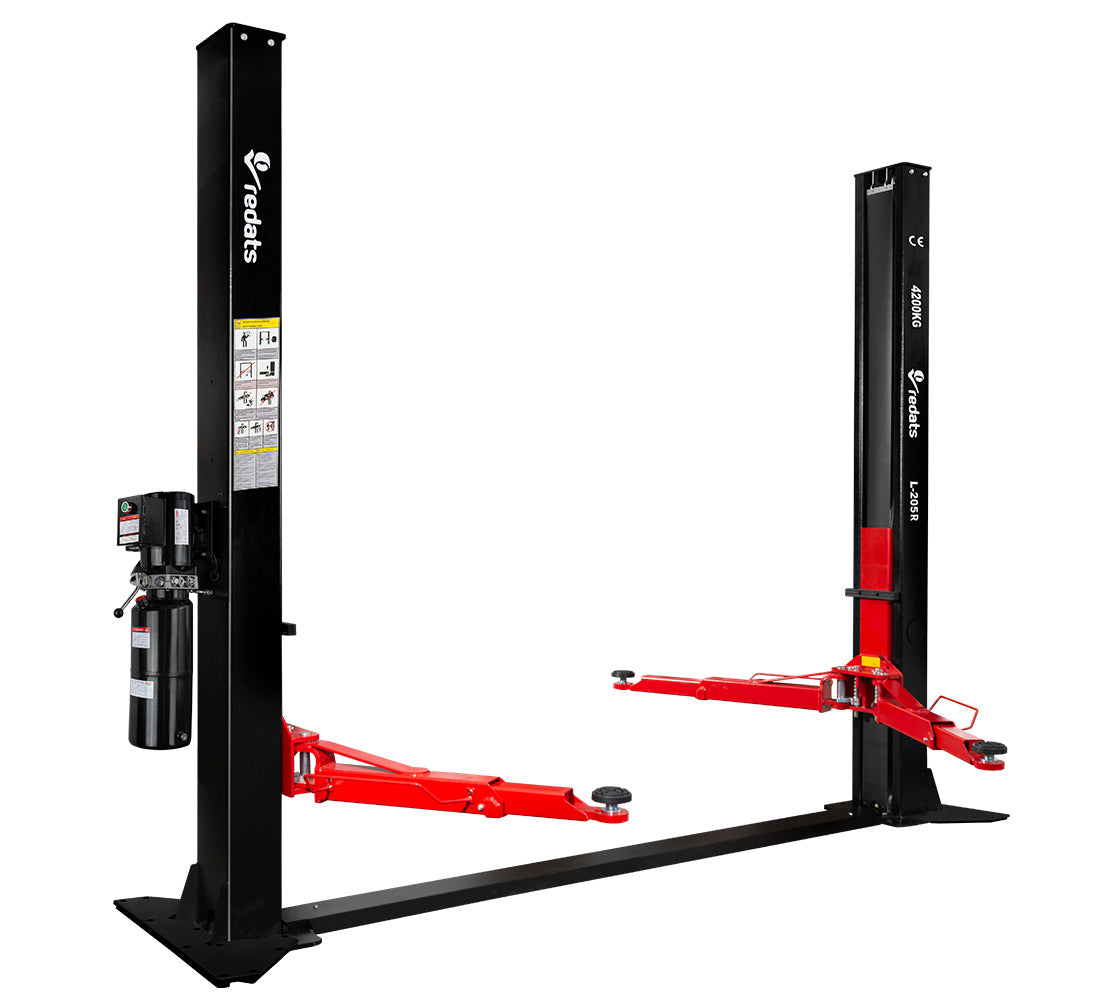 Ponte sollevatore auto a 2 colonne, portata 4200 kg, ponte sollevatore idraulico, sblocco manuale