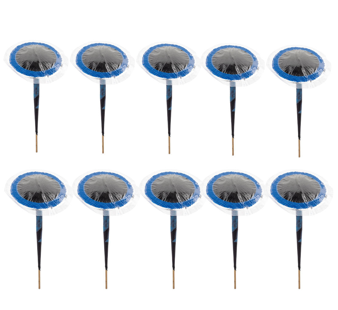 Toppa per pneumatici premium,in gomma professionale ,patch per riparazione di forature per pneumatici 4 mm 10 pezzi