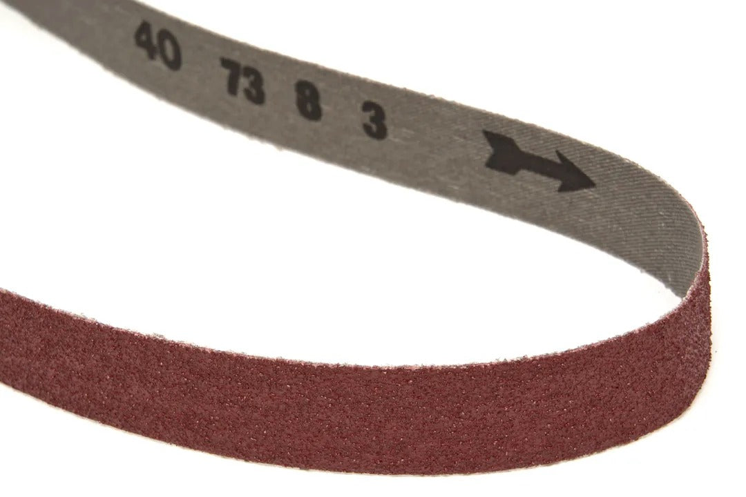 Bande abrasive x mm nastro abrasivo per levigatrice set di nastri abrasivi misti x grane per levigatrici a nastro pezzi, nastri abrasivi, 100 grana levigatrice a nastro, 25 x 762mm Hbm
