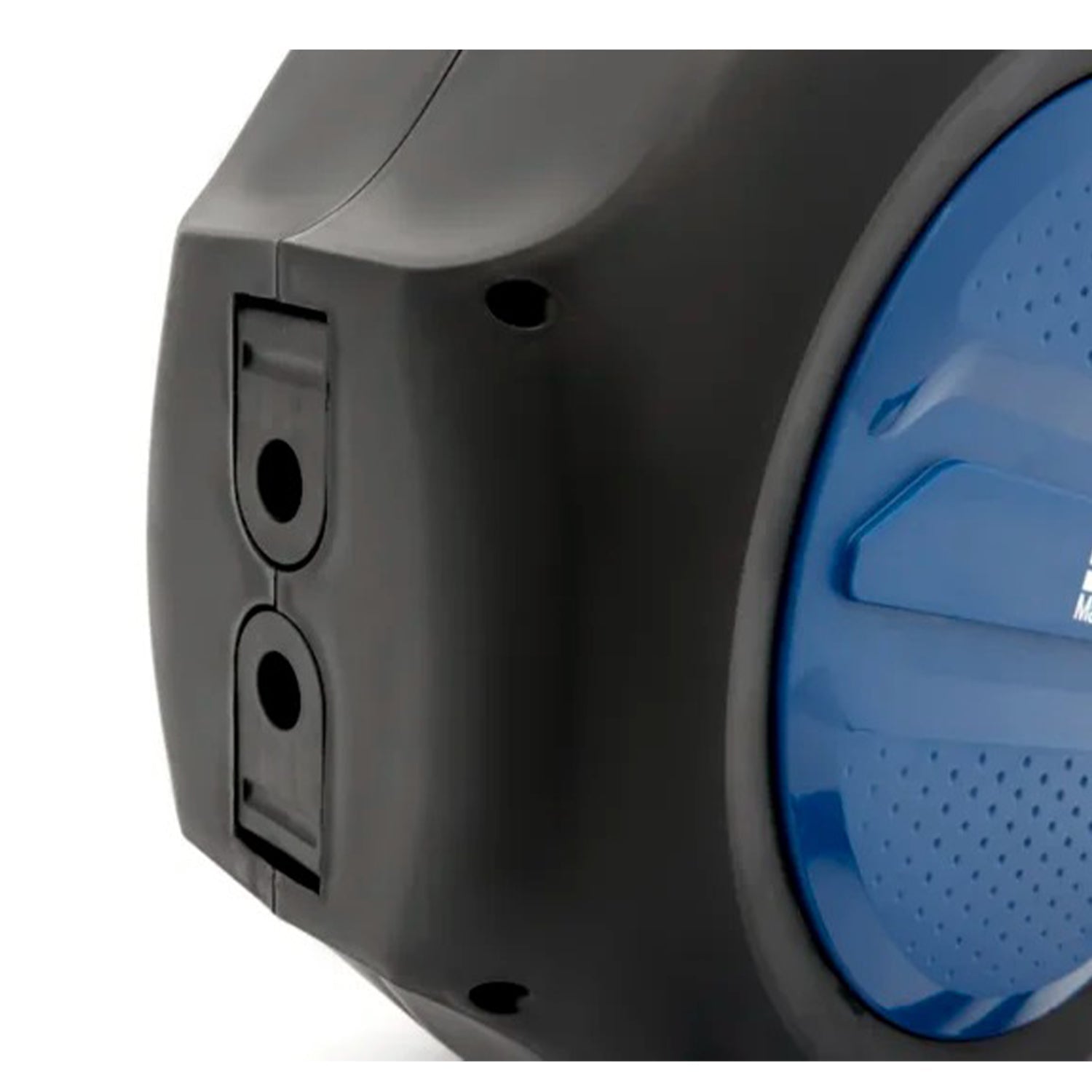 Avvolgitubo per aria compressa sistema blocco automatico con fissaggio a parete muro 9,5 × 14,5 mm 15 m HBM