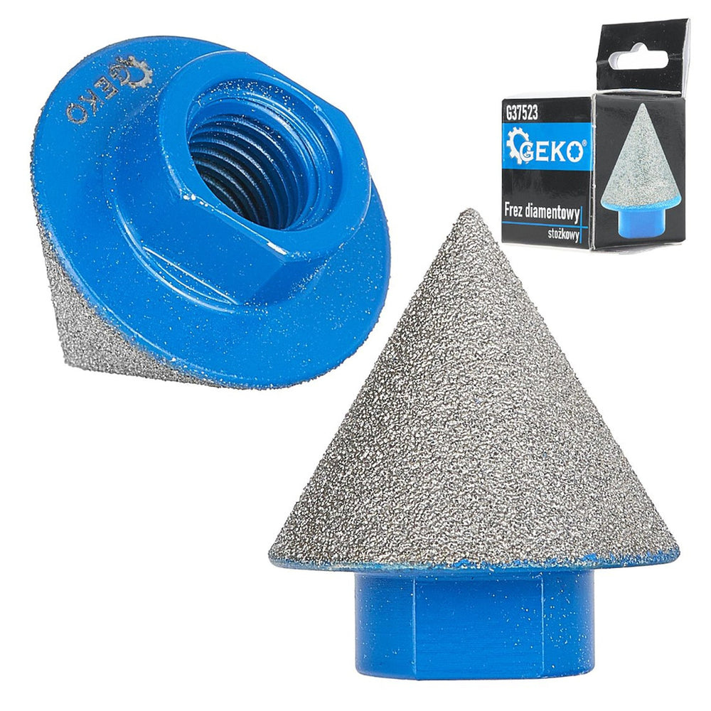 Fresa conica diamantata diametro 2-38 mm M14