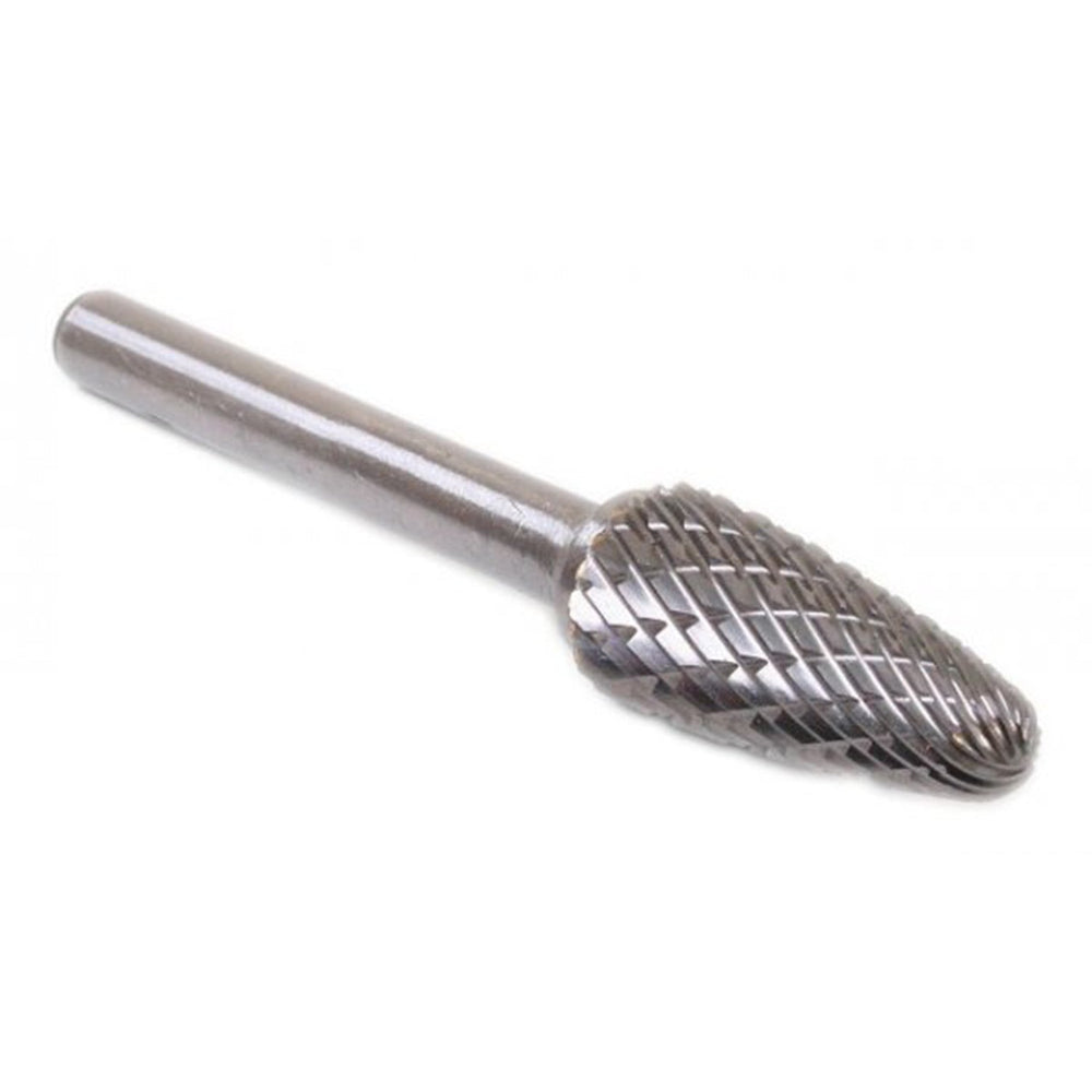 Fresa in carburo pieno, in metallo duro per smerigliatrice pneumatica, intaglio su legno, lucidatura metalli, plastica, incisione, foratura, SPG 8 × 65