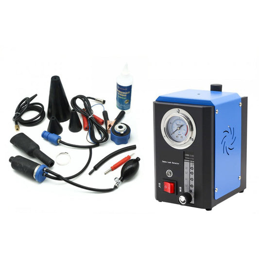 Generatore di fumo, tester di tenuta per rilevamento perdite circuiti auto, rilevatore di perdita fumo con accessori Kb Global