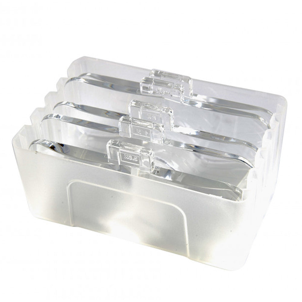 Occhiali con 5 lenti d’ingrandimento intercambiabili e luce LED Hbm