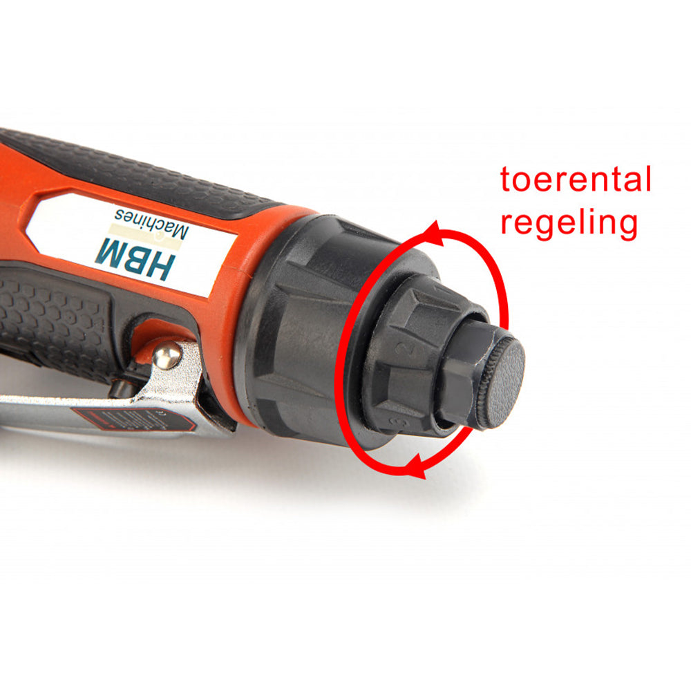 Smerigliatrice pneumatica assiale lunga, 25 mm e velocità regolabile Hbm