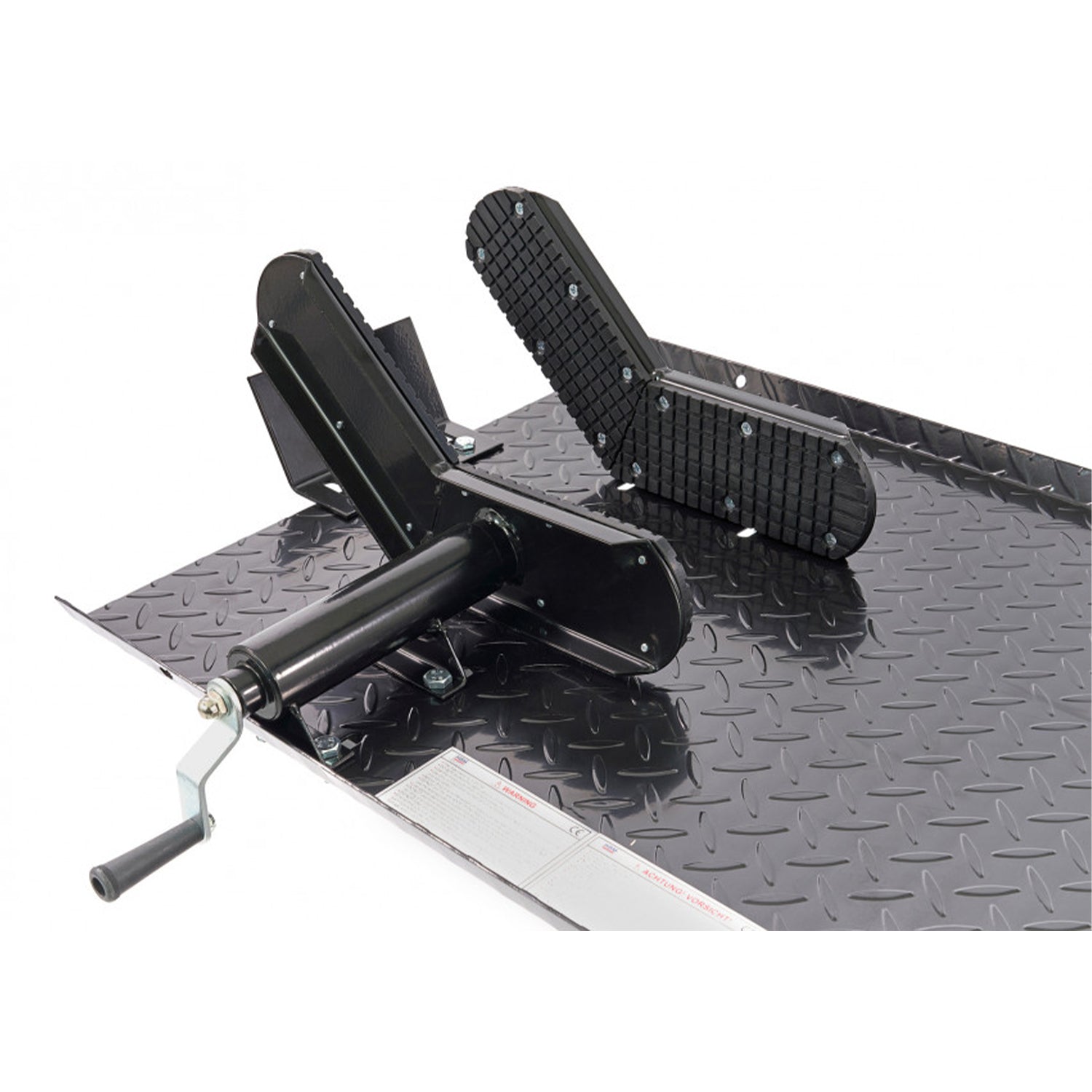 Ponte sollevatore idraulico per motocicli scooter 450 kg, piattaforma sollevatore idraulico, HBM 200 nero