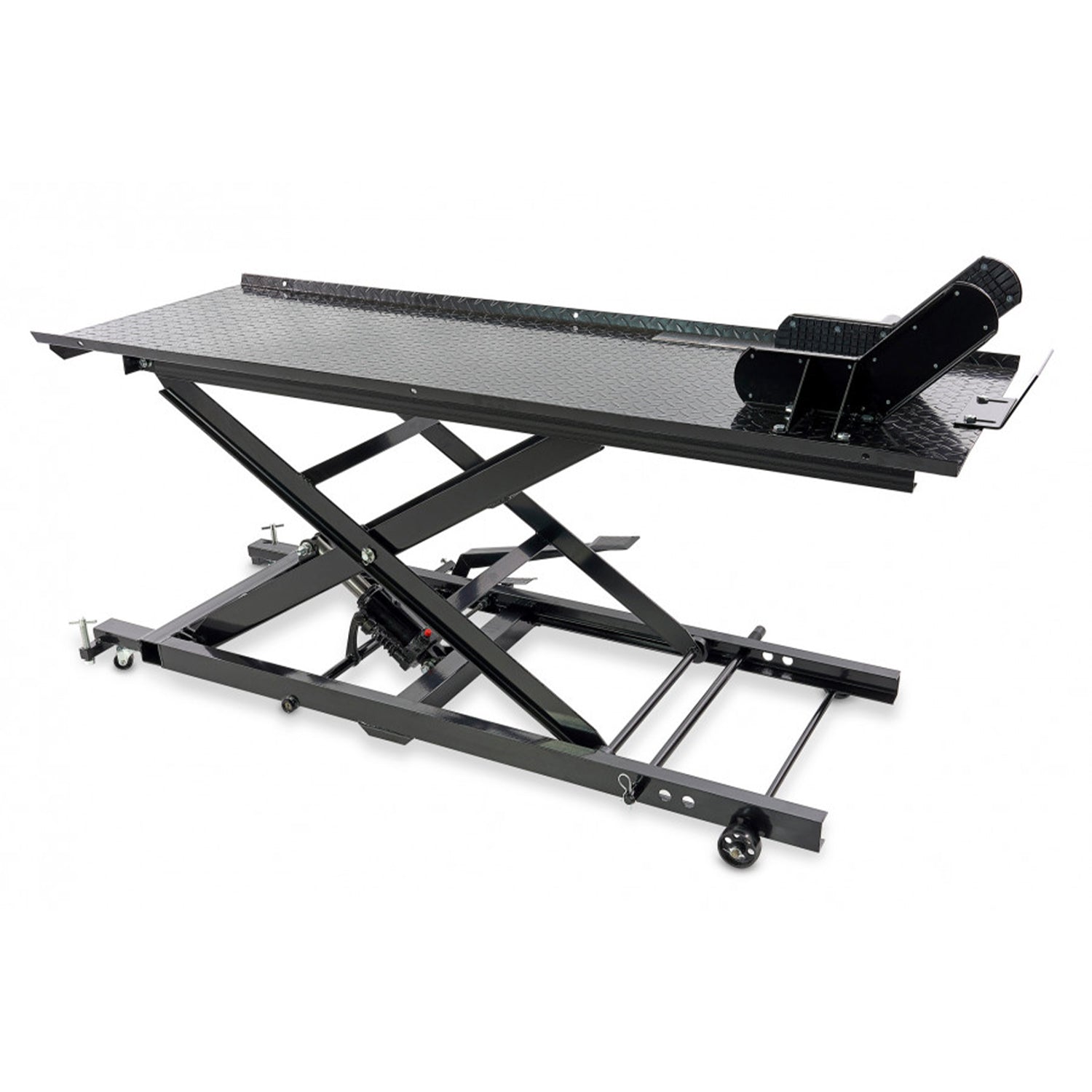 Ponte sollevatore idraulico per motocicli scooter 450 kg, piattaforma sollevatore idraulico, HBM 200 nero