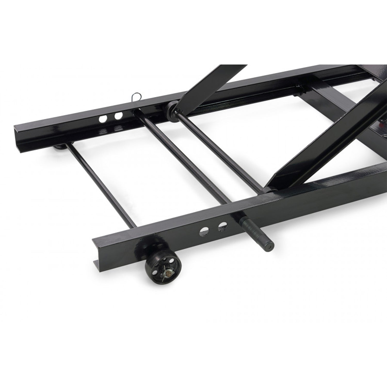 Ponte sollevatore idraulico per motocicli scooter 450 kg, piattaforma sollevatore idraulico, HBM 200 nero