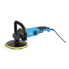 Lucidatrice orbitale elettrica 230V 1200W per carrozzeria, velocità regolabile, diametro 180 mm, macchina per lucidatura e ceratura auto e mobili, Hbm