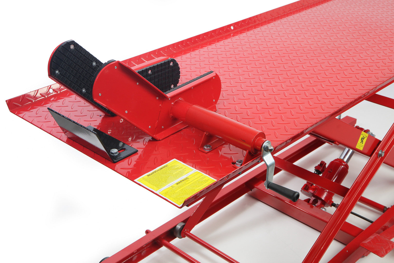 Ponte sollevatore idraulico per motocicli scooter 450 kg, piattaforma sollevatore idraulico, HBM Machines Olanda
