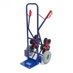 Carrello portapacchi pieghevole 150kg pneumatici maniglie ergonomiche carrellino con ruote portatutto carrelli a mano saliscale in acciaio trasloco porta sacchi trasporto carichi pesanti, Hbm