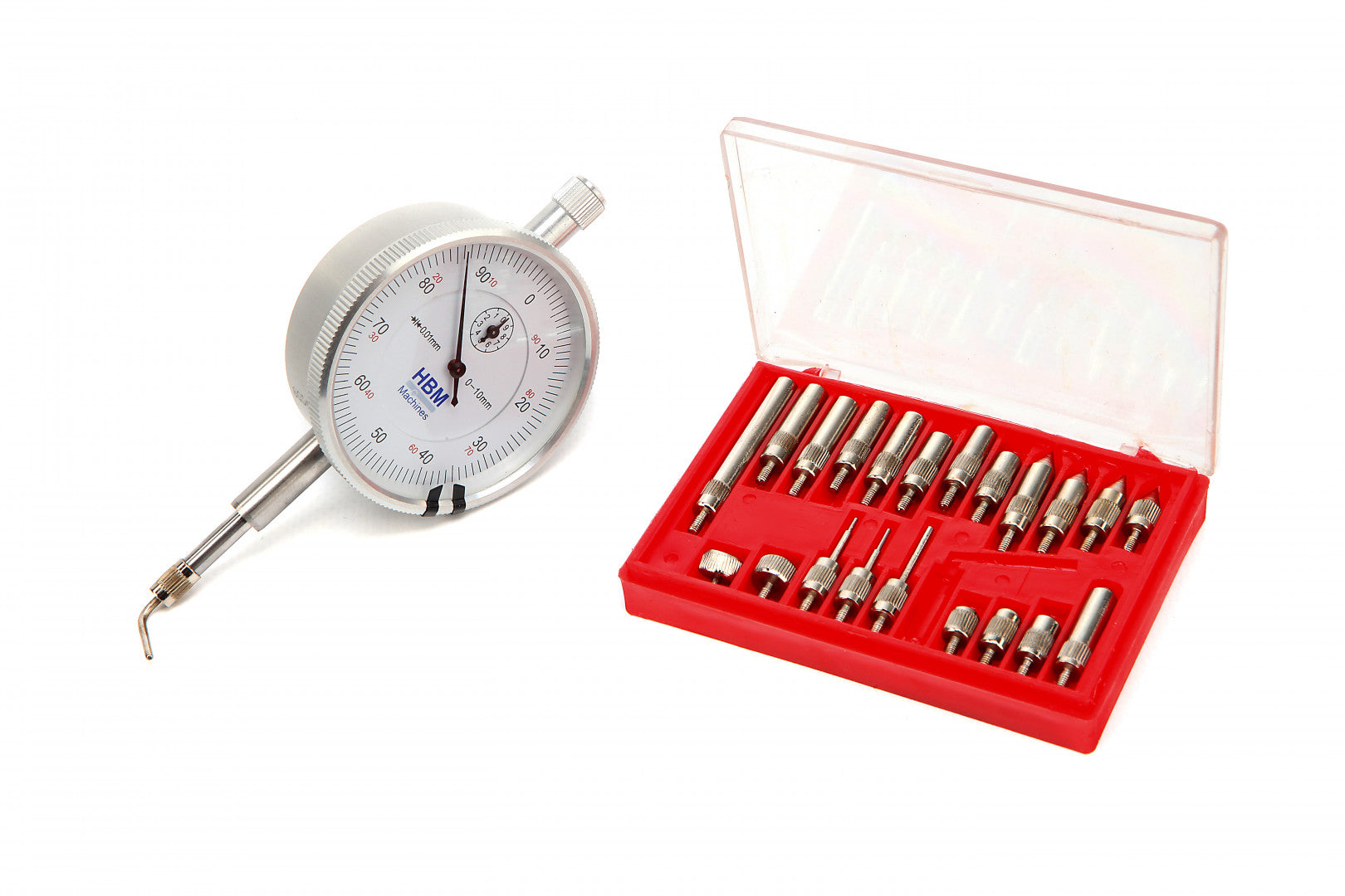 Set di prolunghe a 22 pezzi per comparatore, set di punte per comparatore digitale, Hbm