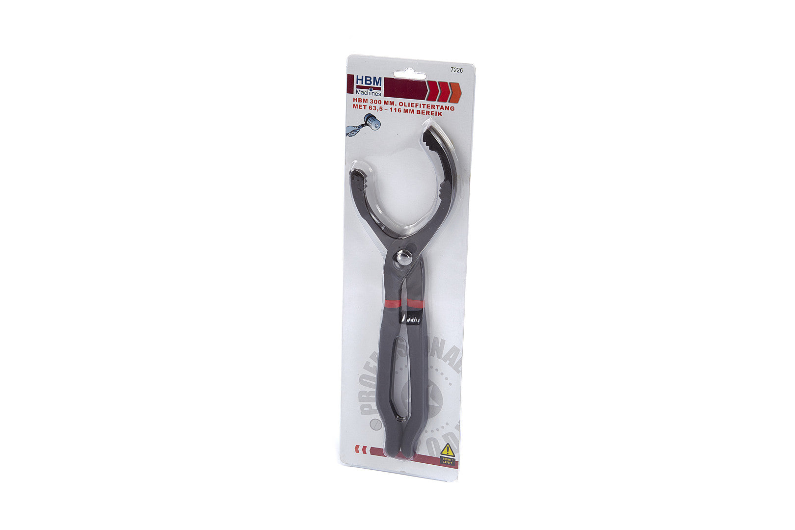Pinza per filtro dell'olio auto autoregolante 300 mm 63–116 mm HBM