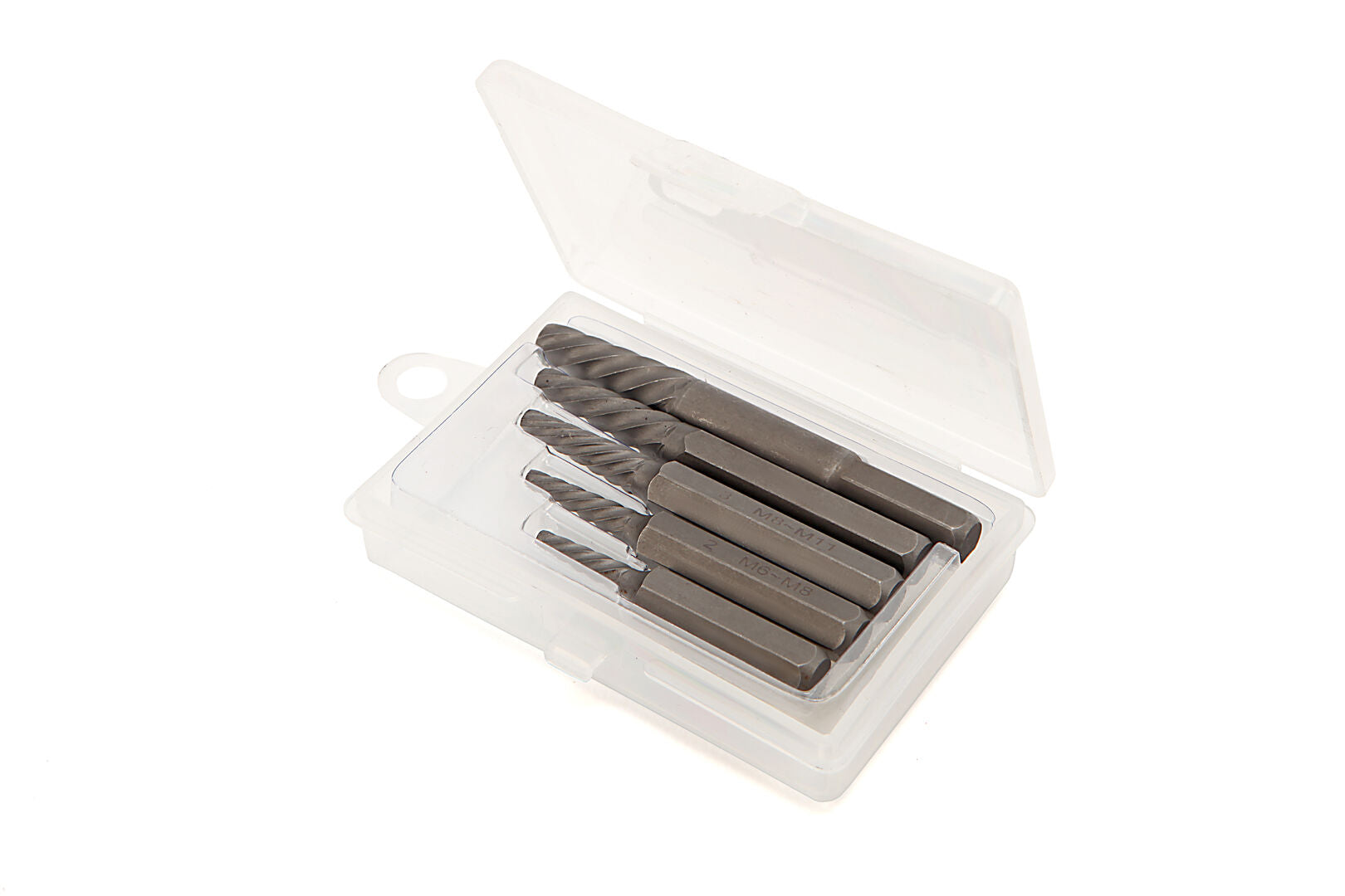 Set estrattori per viti svitate, rotte e danneggiate - argento - kit di rimozione con punte per trapano, estrattori