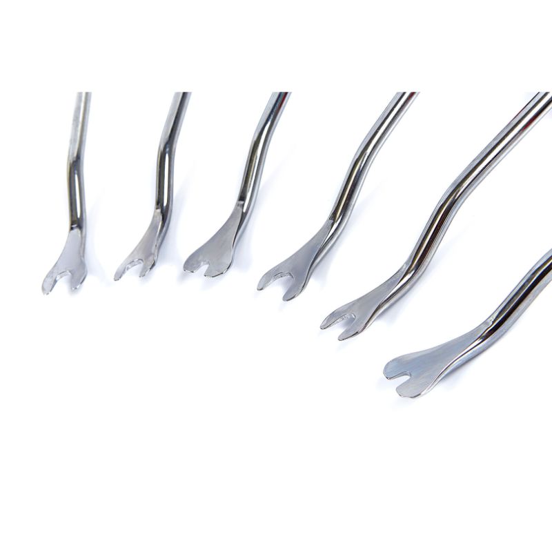 Set strumenti porta pannello rimozione auto - rimuovere le pinze per clip, il rivestimento spelafili, smontaggio della leva di rilascio, l'estrattore del kit attrezzi la dispositivo fissaggio, 655 pezzi