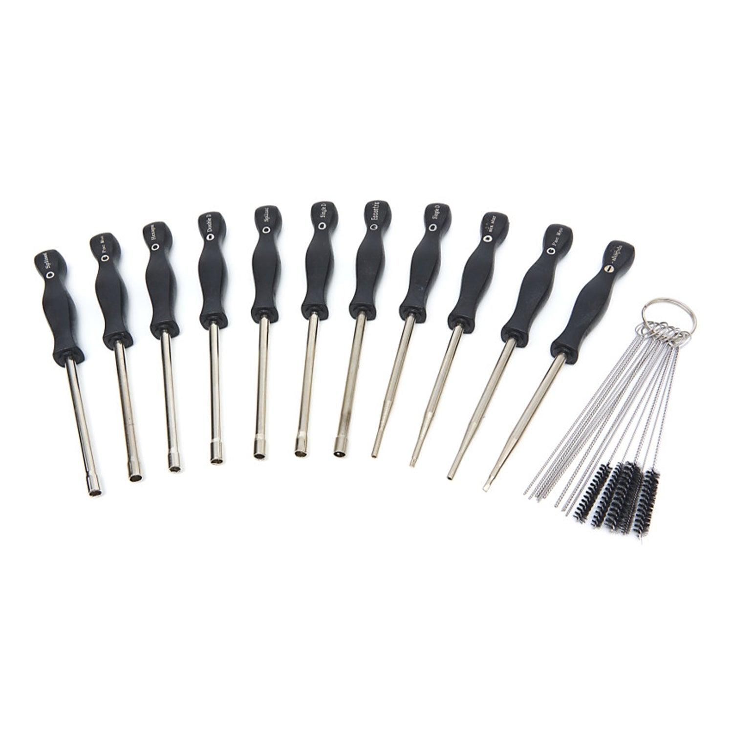 Kit di cacciaviti per la regolazione del carburatore, kit di strumenti per regolare I comuni carburatori, 11 pezzi Hbm