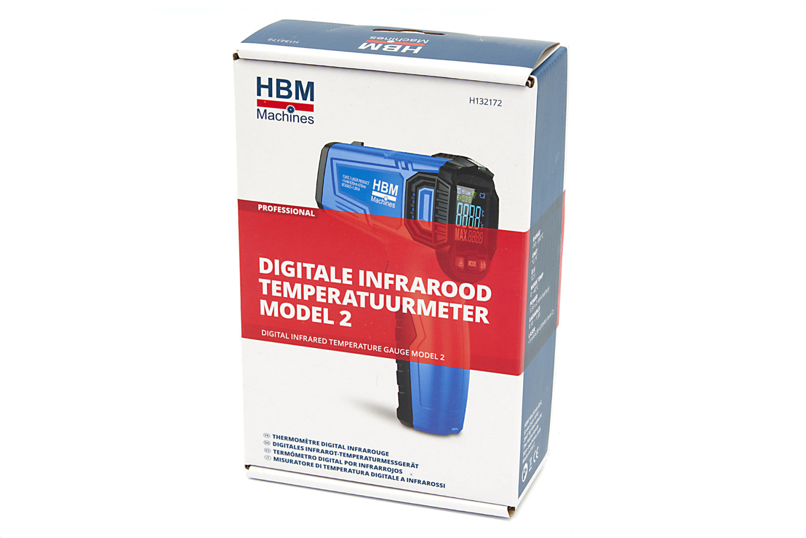 Termometro a infrarossi digitale, misuratore laser di temperatura -50°~380°, modello 2