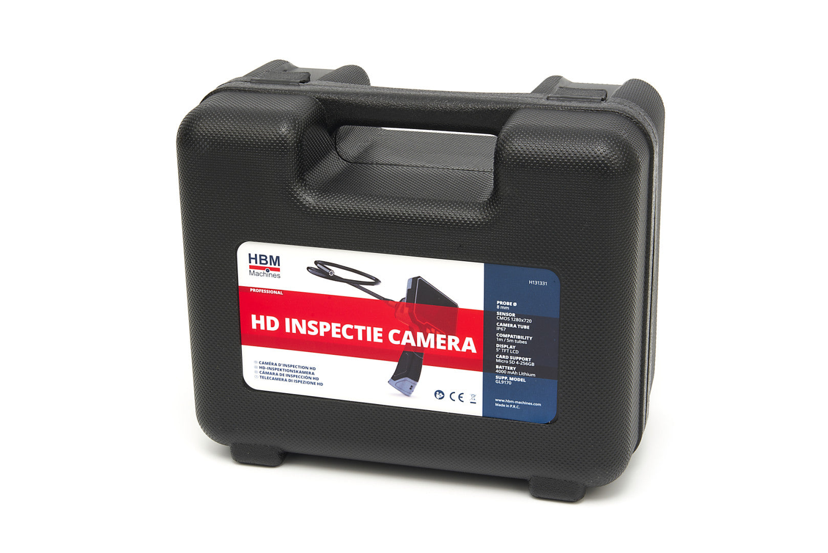 Telecamera di ispezione digitale per endoscopio auto,schermo LCD da 5.0 pollici ,telecamera per endoscopio industriale