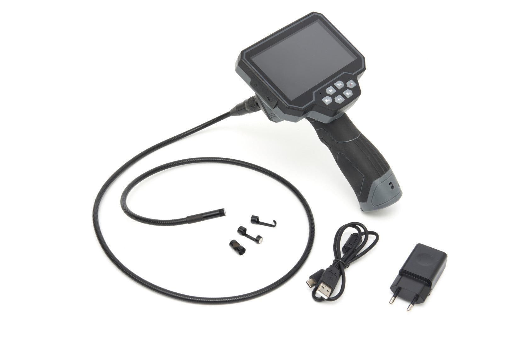 Telecamera di ispezione digitale per endoscopio auto,schermo LCD da 5.0 pollici ,telecamera per endoscopio industriale