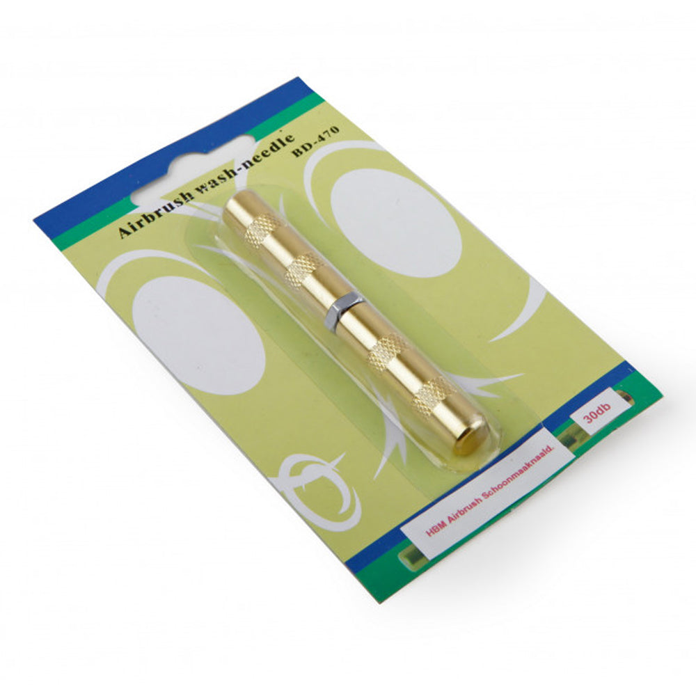 Accessori strumento per aerografo ago per pulizia pistola e ugelli HBM BD 470 lavaggio fresa-punta