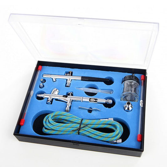 Pistola Aerografo kit professionale per verniciatura a spruzzo airbrush Hbm BD 280 K