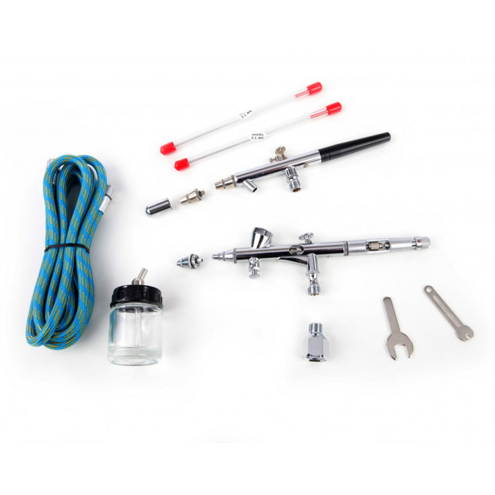 Pistola Aerografo kit professionale per verniciatura a spruzzo airbrush Hbm BD 280 K