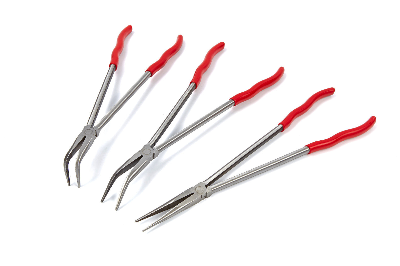 Set di pinze a becchi extra lunghi 400 mm, 3 pezzi HBM