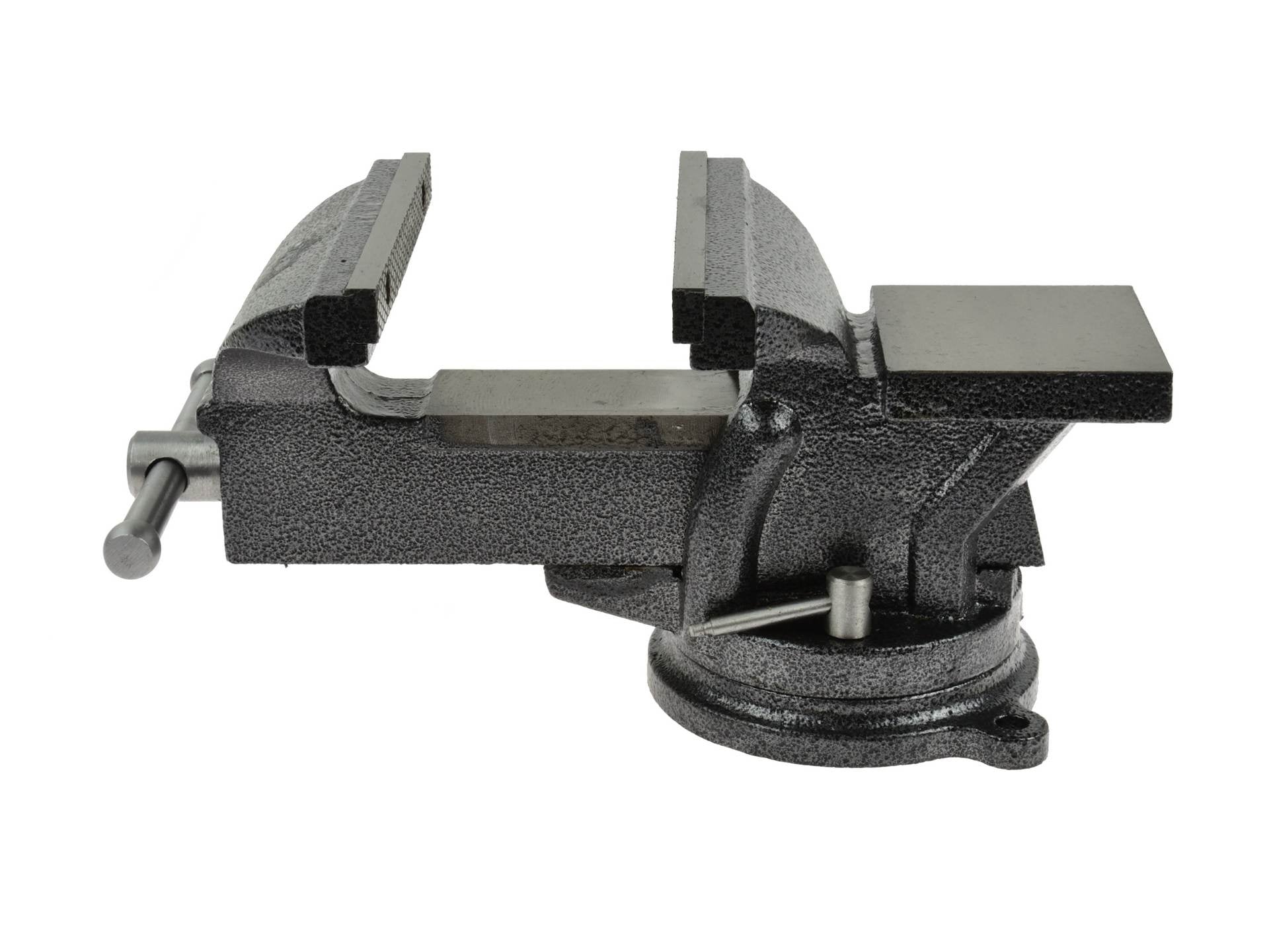 Morsa di precisione da banco con base girevole, morsa da banco rotante-girevole, per uso domestico commerciale da garage officina, morsa da banco apertura 150 mm 6"