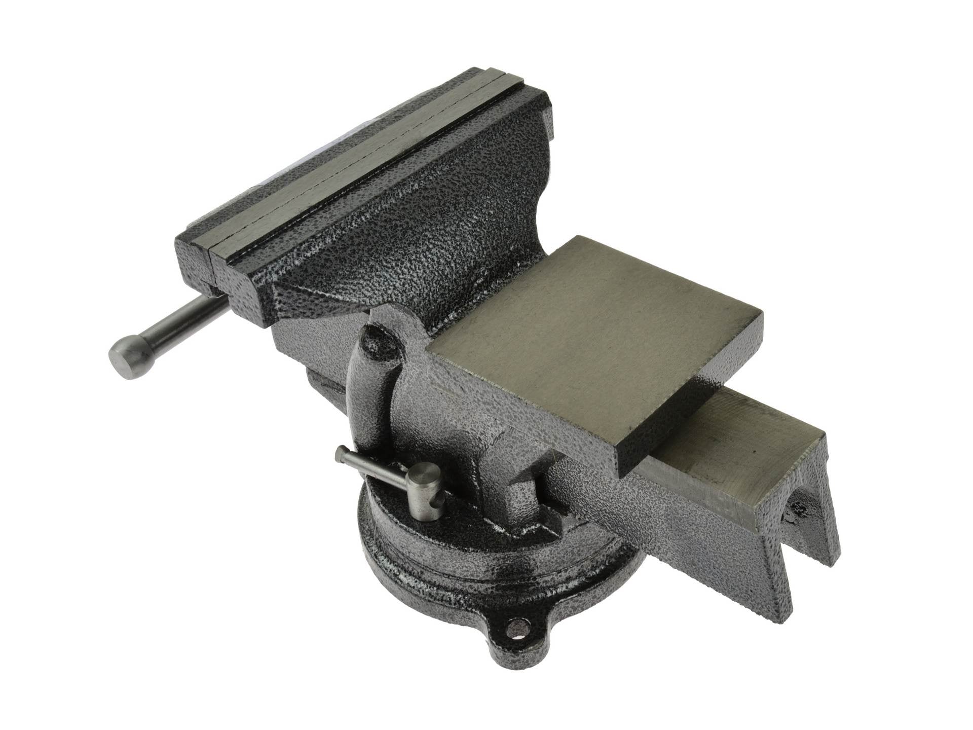 Morsa di precisione da banco con base girevole, morsa da banco rotante-girevole, per uso domestico commerciale da garage officina, morsa da banco apertura 150 mm 6"