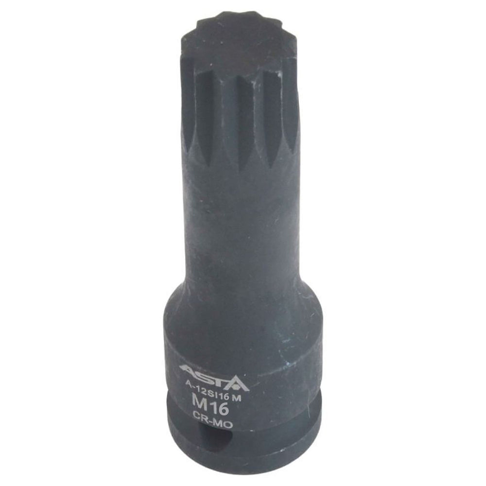 Inserto a impatto SPLINE XZN M16 ,1/2'', Cr-Mo