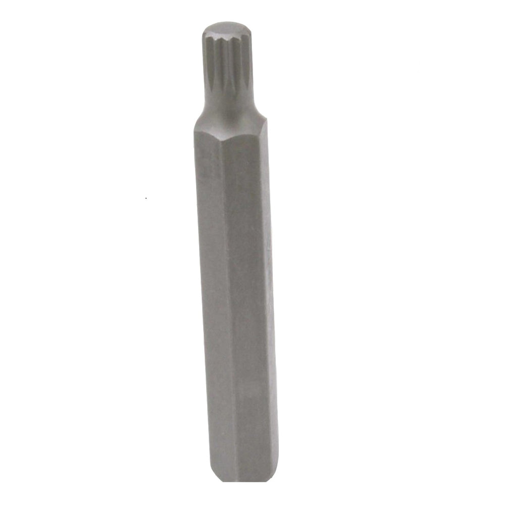 Inserto lungo, lunghezza 75 mm attacco esagono esterno, profilo a cuneo (per ribe) M6, inserto per viti