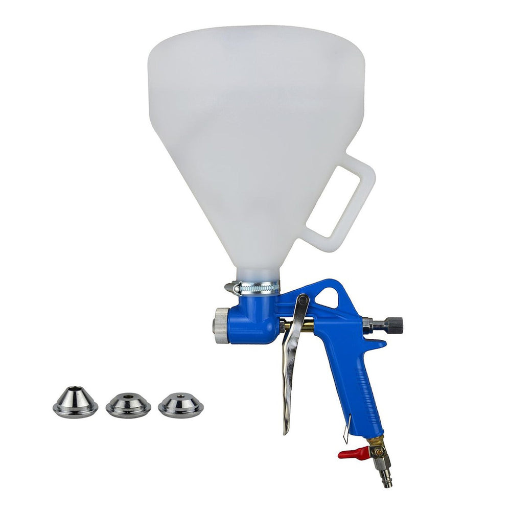 Intonacatrice a spruzzo, pistola per intonaco, ad aria compressa a imbuto, per verniciatura portatile, con ugelli 4, 6, 8 mm, 4.5 litri