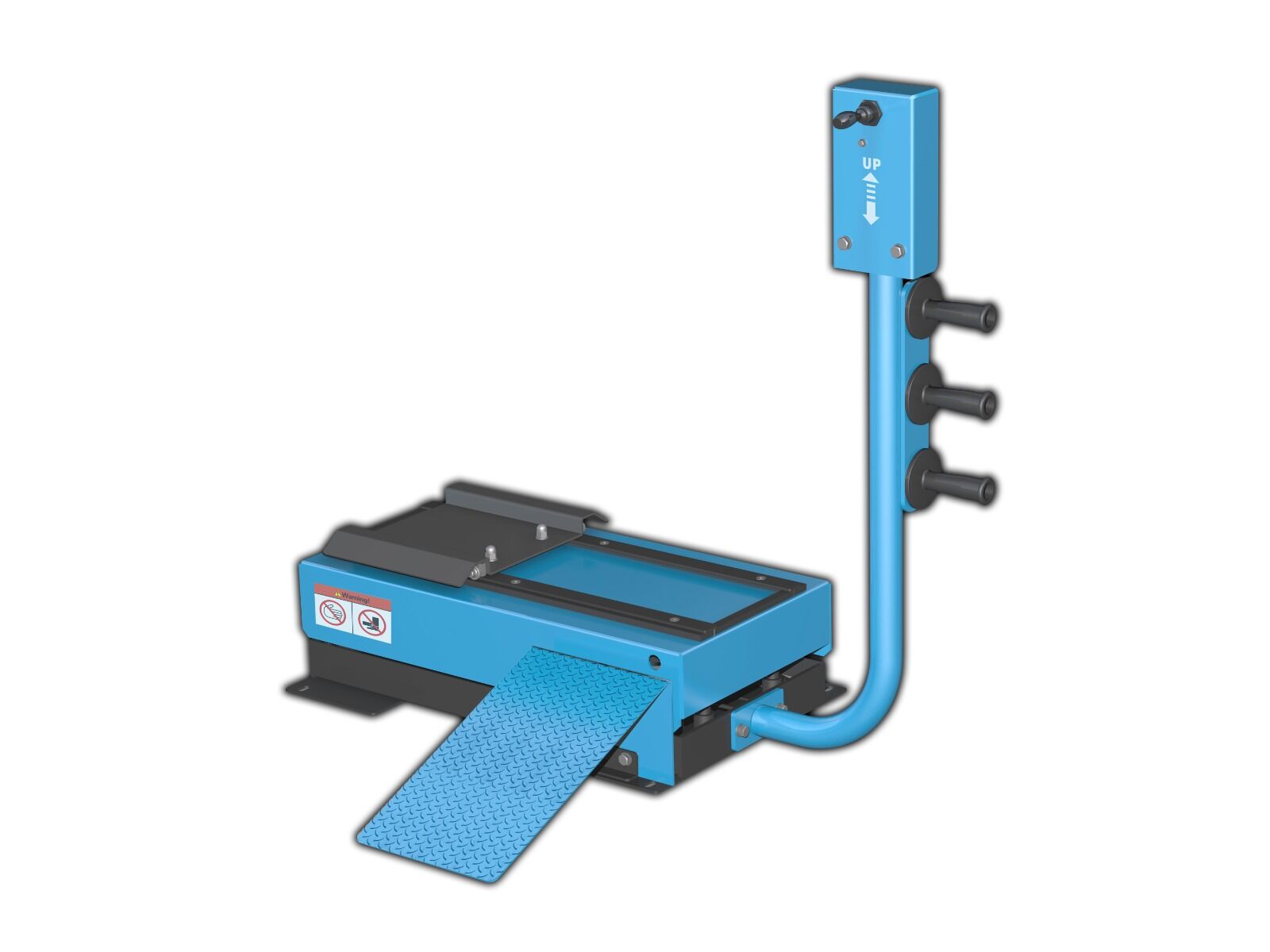 Sollevatore per pneumatici per equilibratrice, dispositivo di sollevamento per macchina equilibratrice, sollevatore pneumatico, sollevatore pneumatici, bilanciatrice-pneumatico, sollevapneumatici, capacità max 65 kg, Invento
