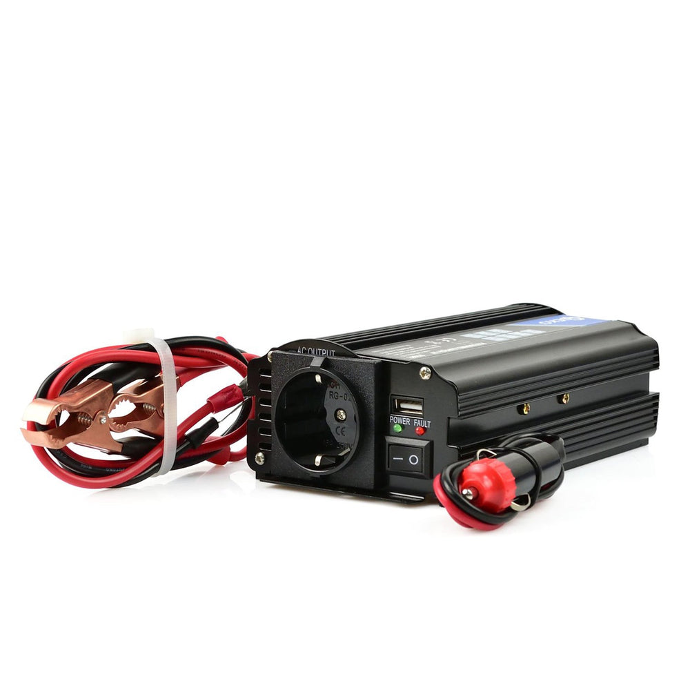 Inverter onda modificata, invertitore di tensione fotovoltaico per camper auto, convertitore di potenza, adatto per elettrodomestici, e campeggio, 24-220 v 350/700 w