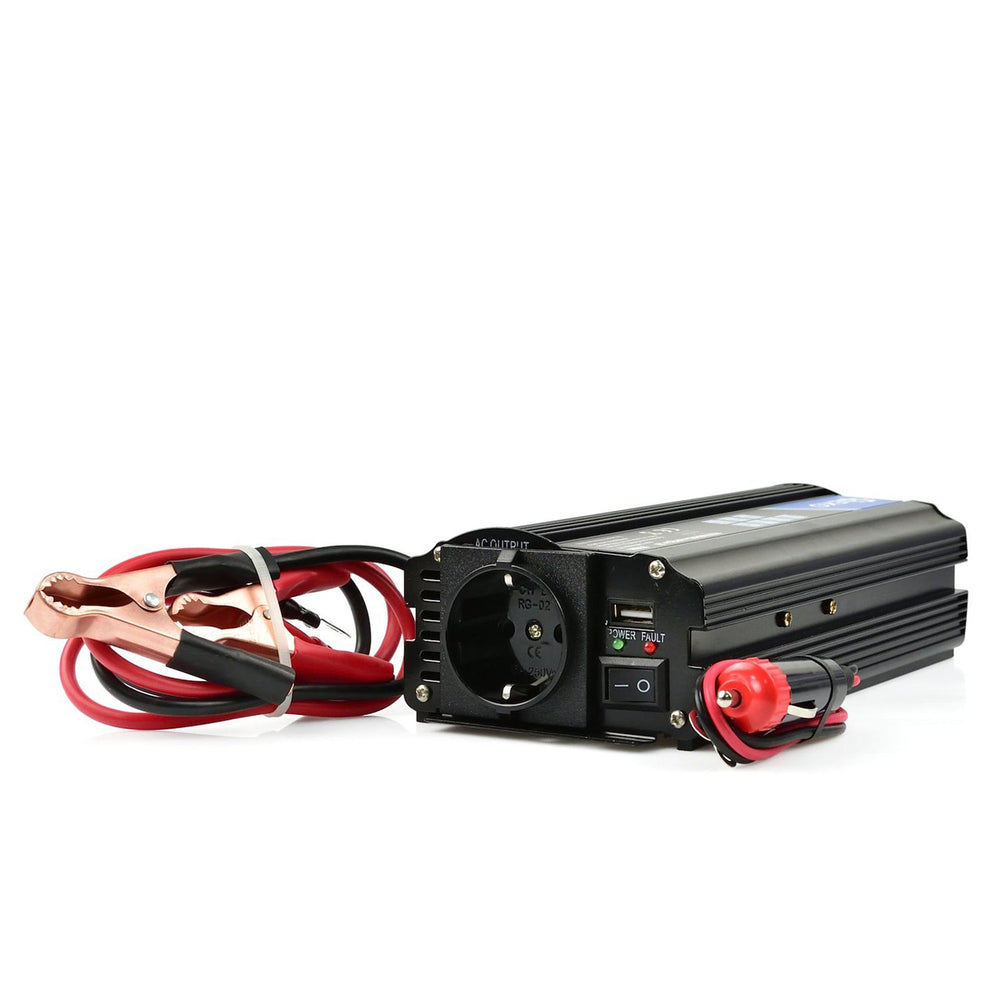 Inverter onda modificata, invertitore di tensione fotovoltaico per camper auto, convertitore di potenza, adatto per elettrodomestici, e campeggio, 24-220 v 500/1000 w