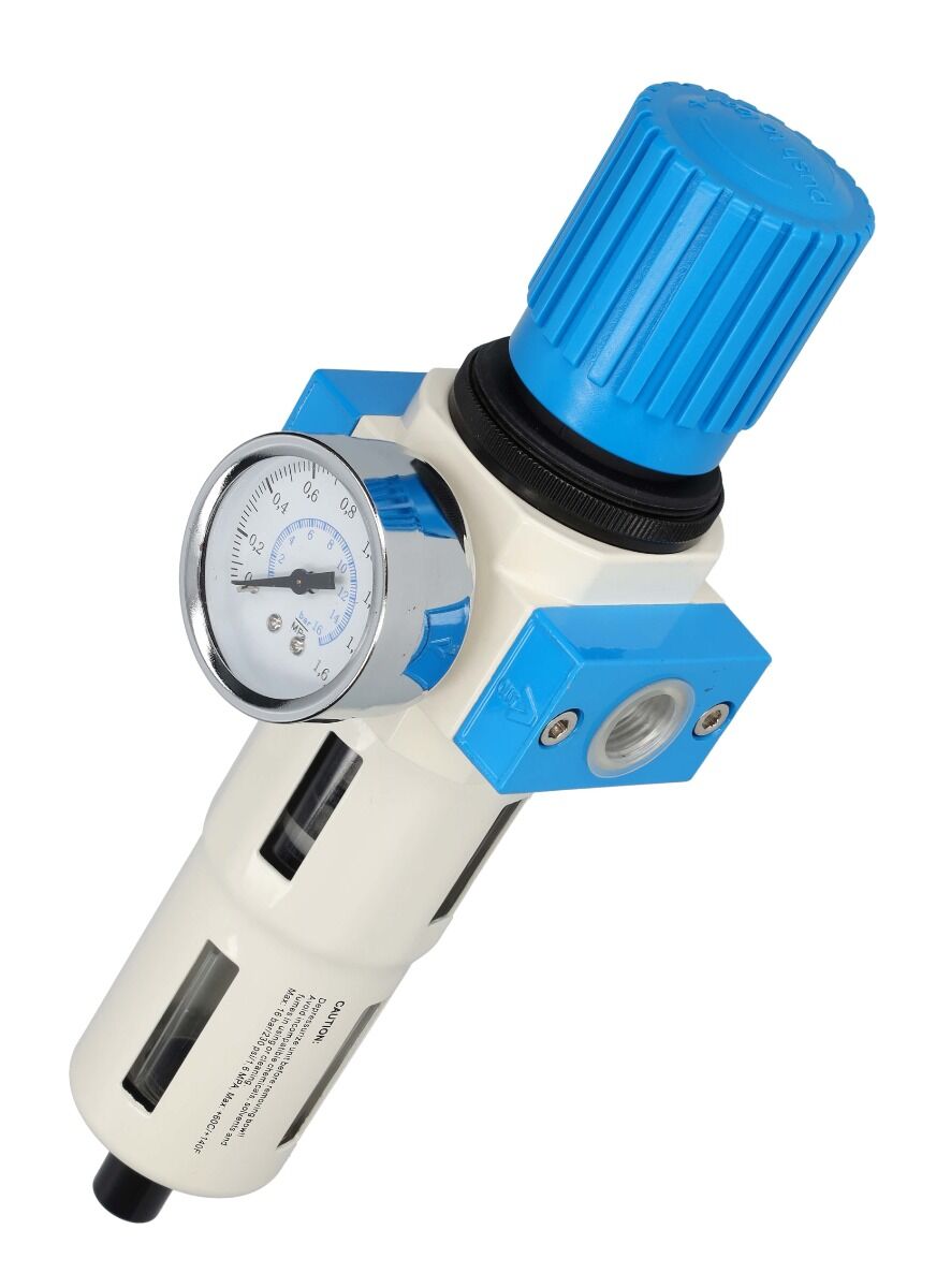 Regolatore filtro aria, regolatore di pressione del separatore d'acqua, regolatore del compressore d'aria con valvola di riduzione della pressione e manometro, accessorio per utensili pneumatici, 1/2 Pro Midi
