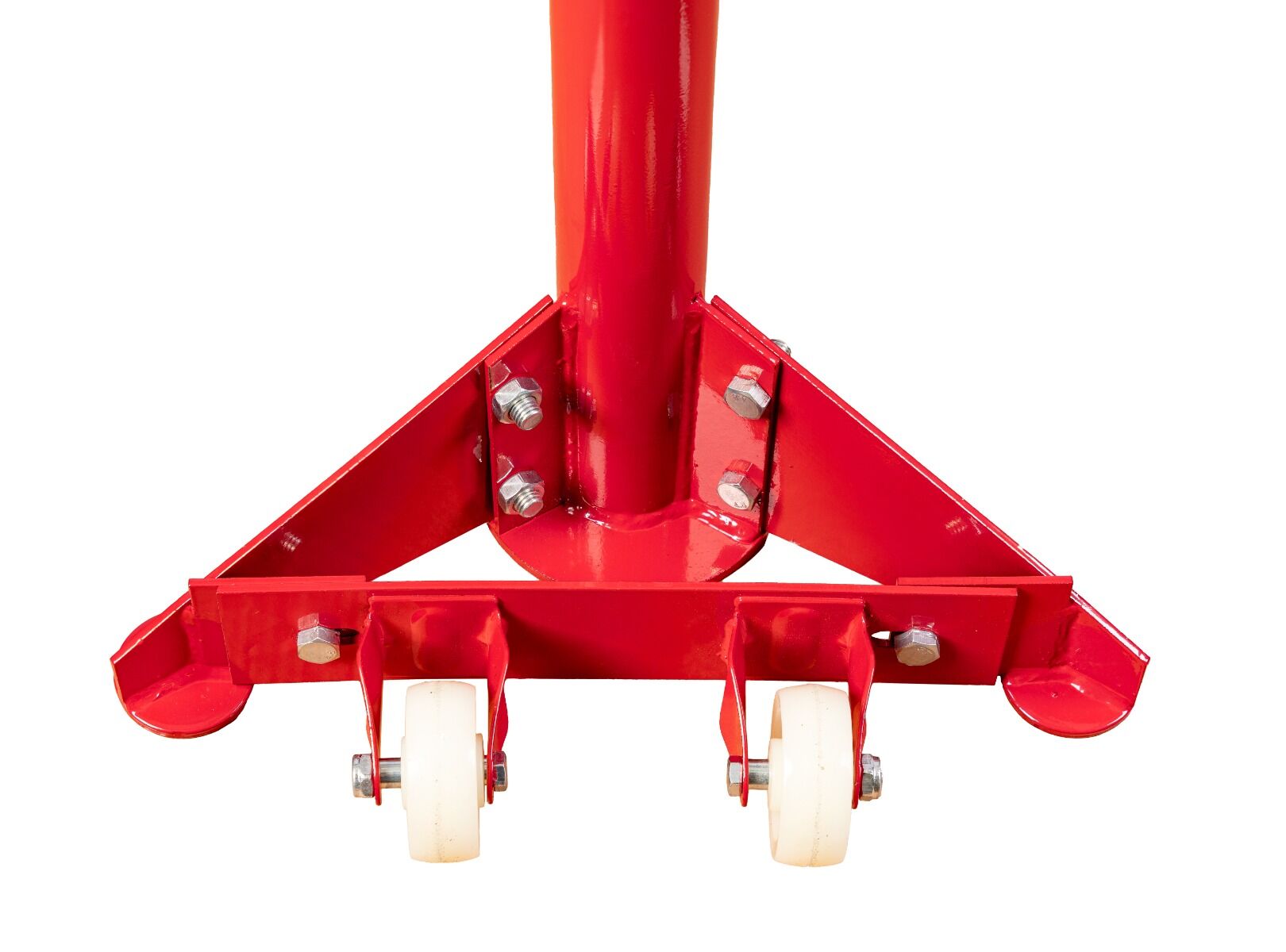 Supporto telescopico a vite con pedale, altezza min. 121 cm max 186 cm, con ruote