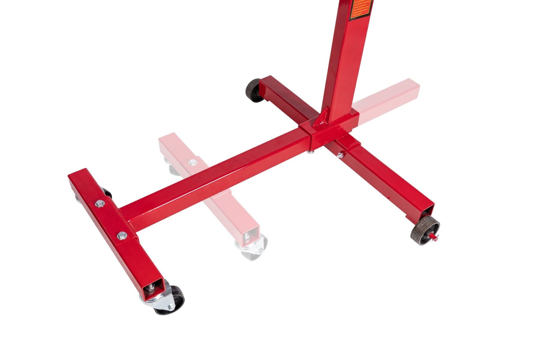 Cavalletto supporto motore, porta motore girevole, carrello sollevatore, sostegno motore da officina, capacità 450 kg, Invento