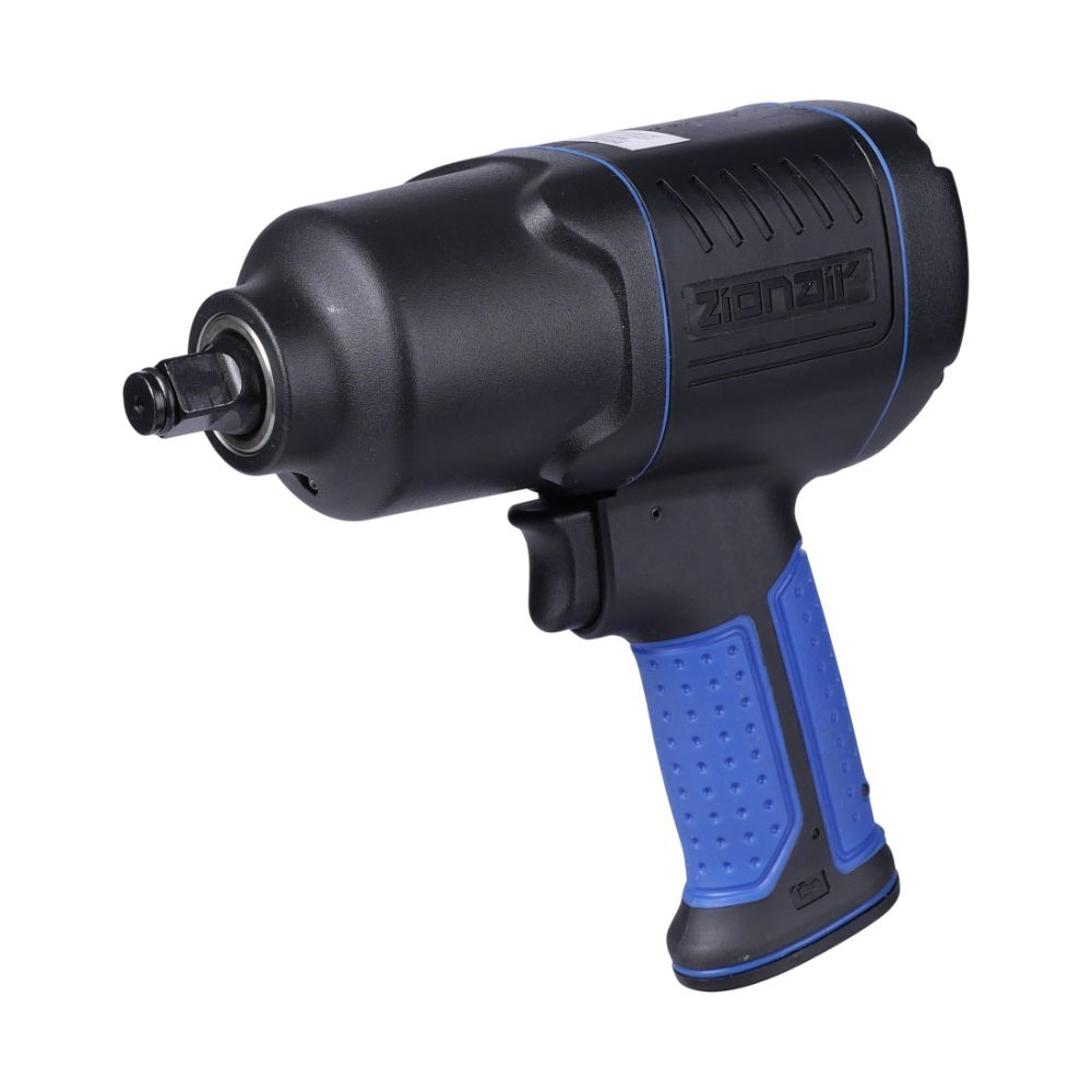 Avvitatore a impulsi a batteria 1/2", 610 Nm 230 V, con bussole 1/2" 9-27 mm, avvitatore elettrico bussole, ideale per auto, camion, garage, officina, 15 pezzi Zionair Olanda