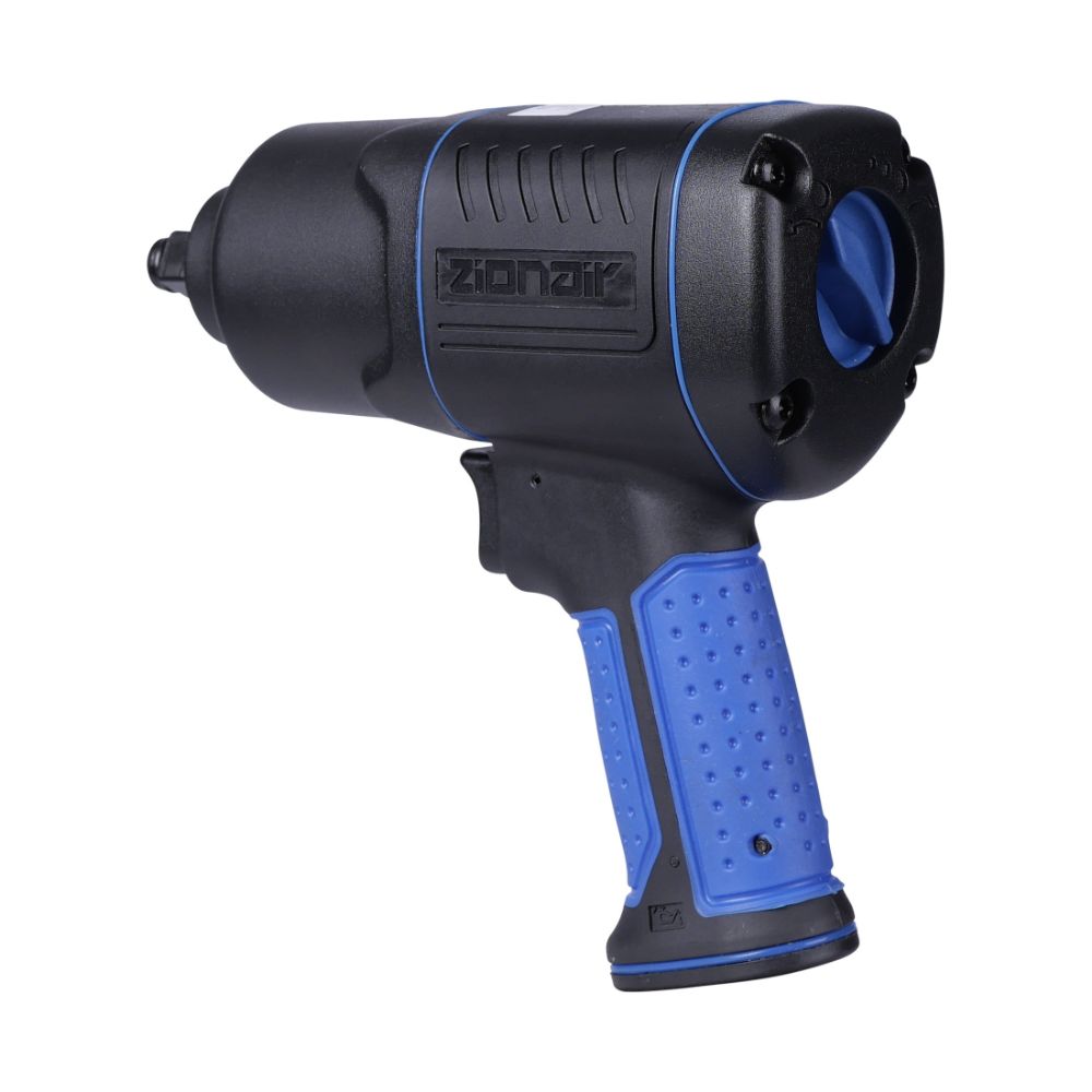 Avvitatore a impulsi a batteria 1/2", 610 Nm 230 V, con bussole 1/2" 9-27 mm, avvitatore elettrico bussole, ideale per auto, camion, garage, officina, 15 pezzi Zionair Olanda