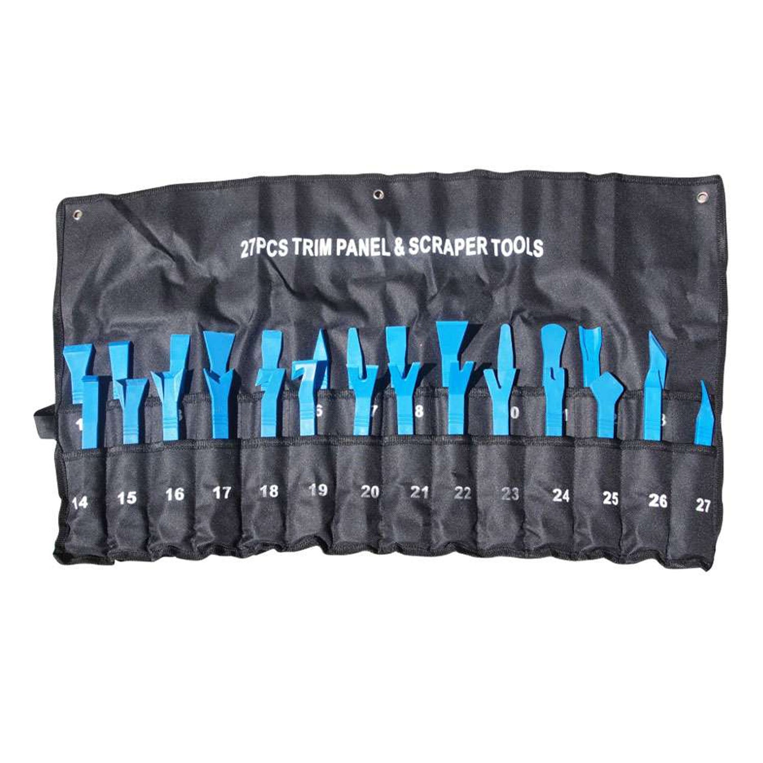 Set rimozione della clip pinza auto, leve smontaggio auto, kit attrezzi di rimozione rivetti, strumenti di rimozione per auto porta pannello, per veicolo audio pannello, cacciavite per fibbia portiera auto, 27 pezzi