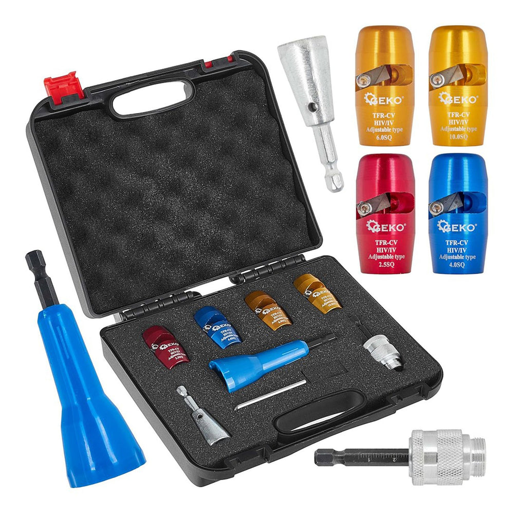 Set-kit spellafili per AWG, spelafili elettrici, utensile-strumento professionale per torcere i fili del trapano, pinza per elettricisti