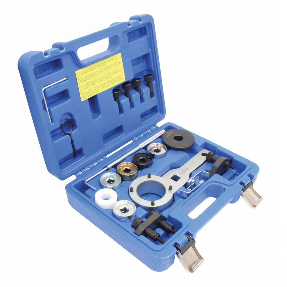 Kit-set attrezzi per messa in fase motori, per il bloccaggio della cinghia di distribuzione dell'albero a camme del motore, compatibile con  1.8 / 2.0 TSI TFSI VAG benzina VW Audi Skoda Seat