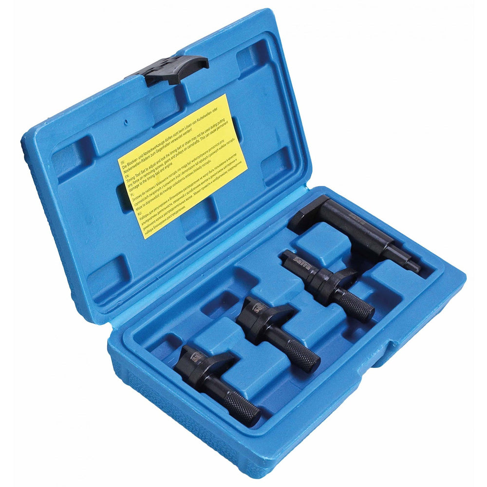 Kit-set attrezzi per messa in fase motori, per il bloccaggio della cinghia di distribuzione dell'albero a camme del motore, compatibile con  VAG Volkswagen Skoda Seat Audi 1.2 l 6V 12V benzina