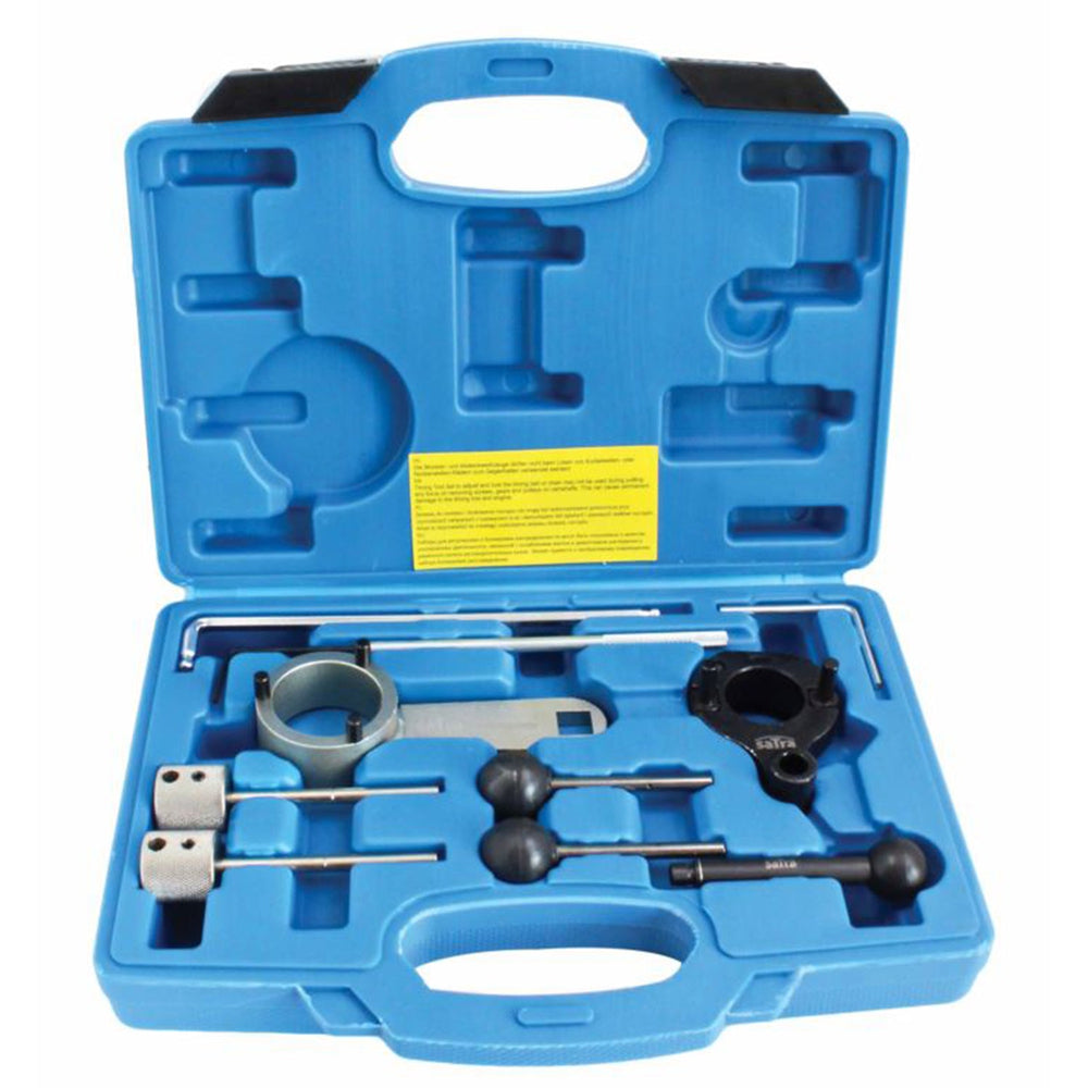 Kit-set attrezzi per messa in fase motori, per il bloccaggio della cinghia di distribuzione dell'albero a camme del motore, compatibile con Volkswagen Audi Seat Skoda 1.6 2.0 CR TDI VAG