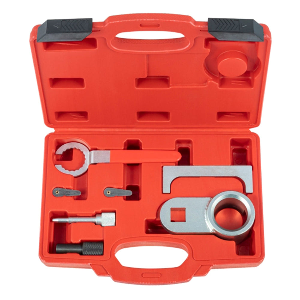 Kit-set attrezzi per messa in fase motori, per il bloccaggio della cinghia di distribuzione dell'albero a camme del motore, compatibile con VW 2.4d 2.5 Tdi