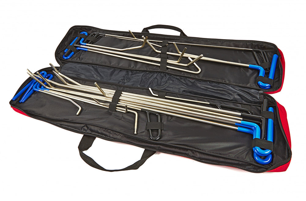 Kit-set leve per tirabolli carrozzeria, levabolli auto professionale ammaccature, 21 pezzi