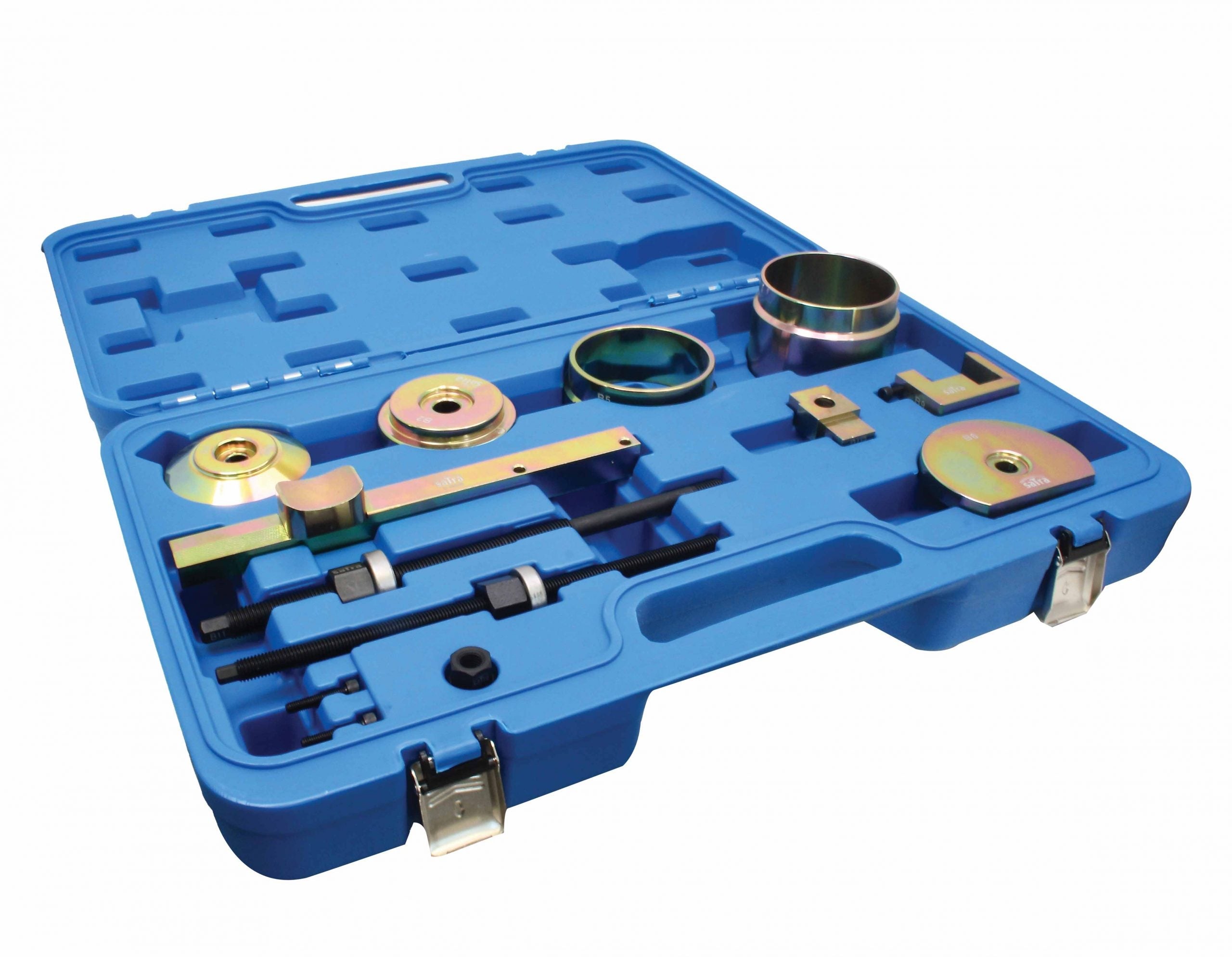 Kit-set pressa estrattore per silent block e boccole per VW Audi VAG, 13 pezzi