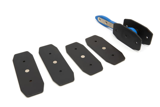 Kit-set ripristino per pinze freno, pressa a cricchetto, strumento universale per la retrazione del pistone freno, attrezzi auto garage 7 pezzi Hbm