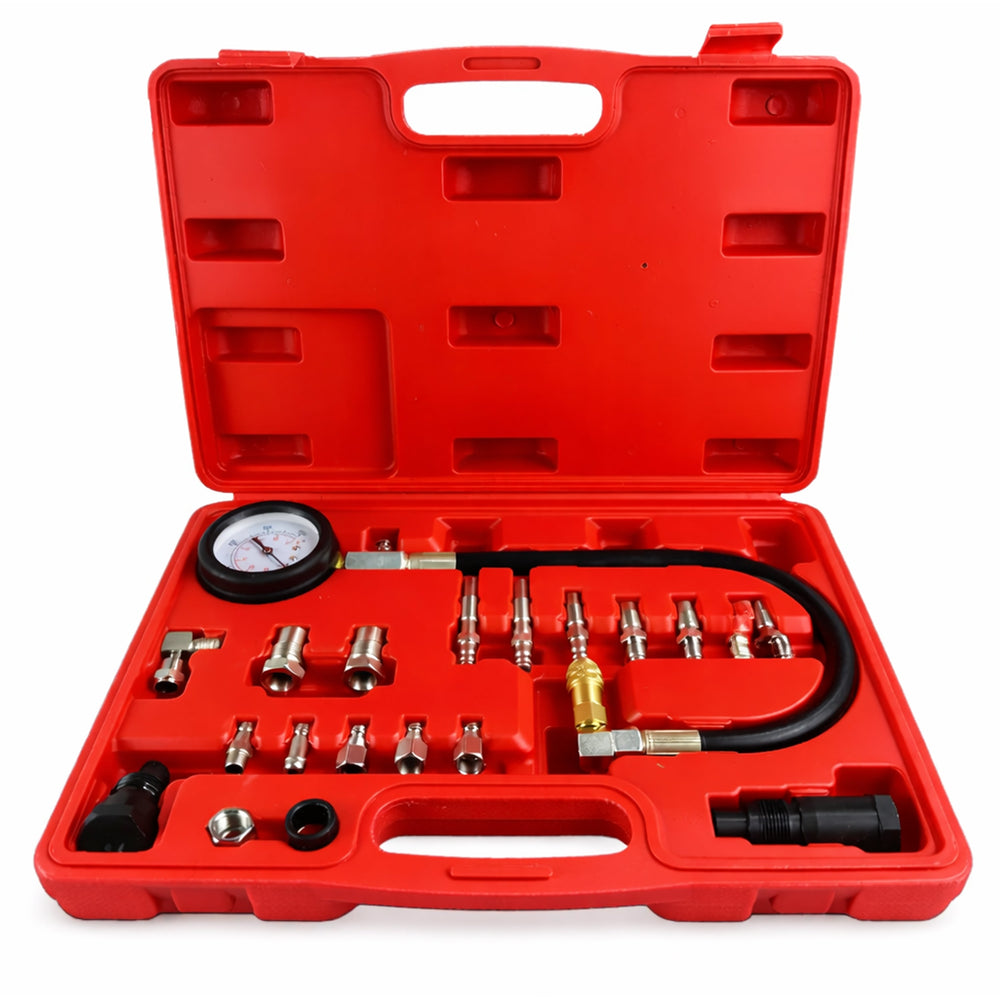 Kit-set tester per compressione, motore diesel, per auto, 0-70 bar, manometro, strumenti diagnostica per auto Gebo Tools